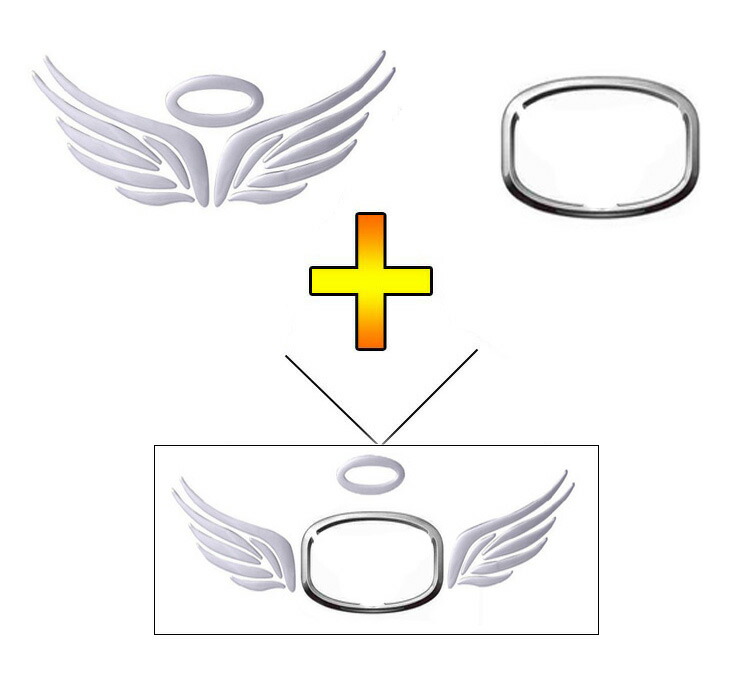 楽天市場 車エンブレムステッカー 天使の翼 1個 キズ隠し 凹み隠し用肉球ステッカー 2個セット 猫 犬 足跡 可愛いくおしゃれな肉球ステッカー 愛車のキズやヘコミ対策 Mot Ebsettp2 ほっとプライス 楽天市場店