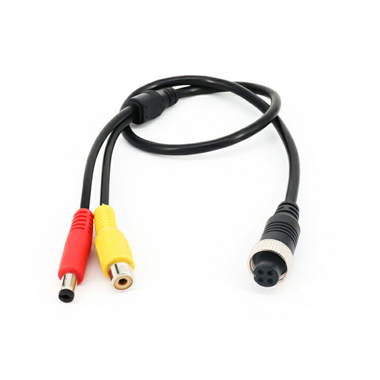 楽天市場 4pin メス Rca メス Dc電源 オス 変換アダプタ 映像 電源ケーブル 車載モニターとバックカメラの接続に 4pinとrca互換 Coax2rca ほっとプライス 楽天市場店