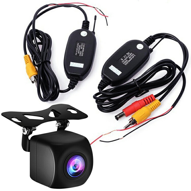 即納 新品 無線◆ワイヤレス 防水防塵CCDバックカメラセット トランスミッター リアカメラ 黒 簡単接続 車載 カロッツェリア AVIC-ZH77 バックカメラ ワイヤレス トランスミッター 12V 2.4GHZ 配線不要 無線 簡単取付け ワイヤレス接続キット ワイヤレスビデオトランスミッター  B10 | AUTO PRO NEXUS D