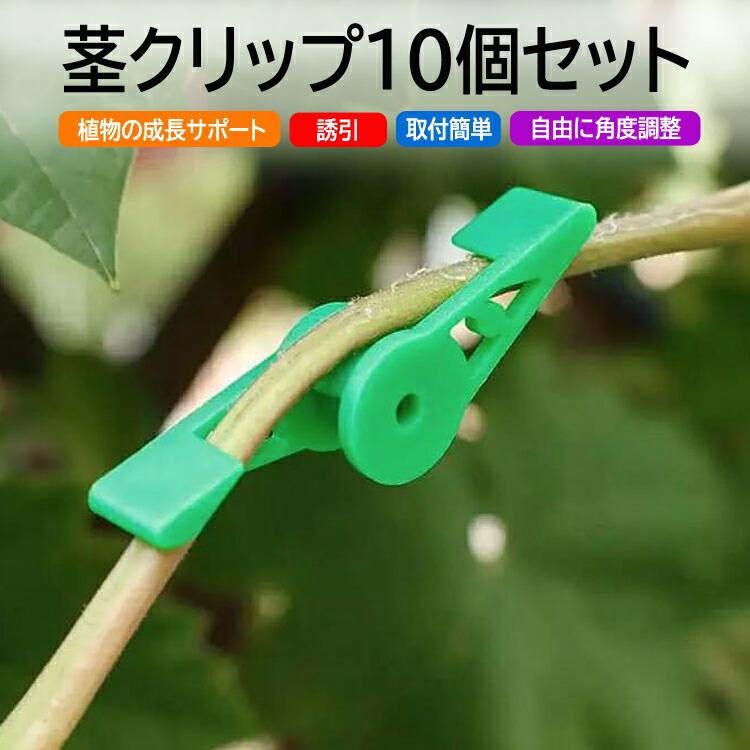 20個入り 360度 植物 曲げ クリップ 植物 果物 花茎 固定 保持 アウト dpb360s10_1.jpg
