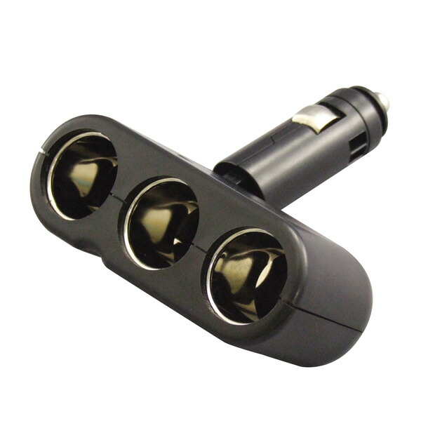 楽天市場】3連シガーソケット ダイレクトソケット