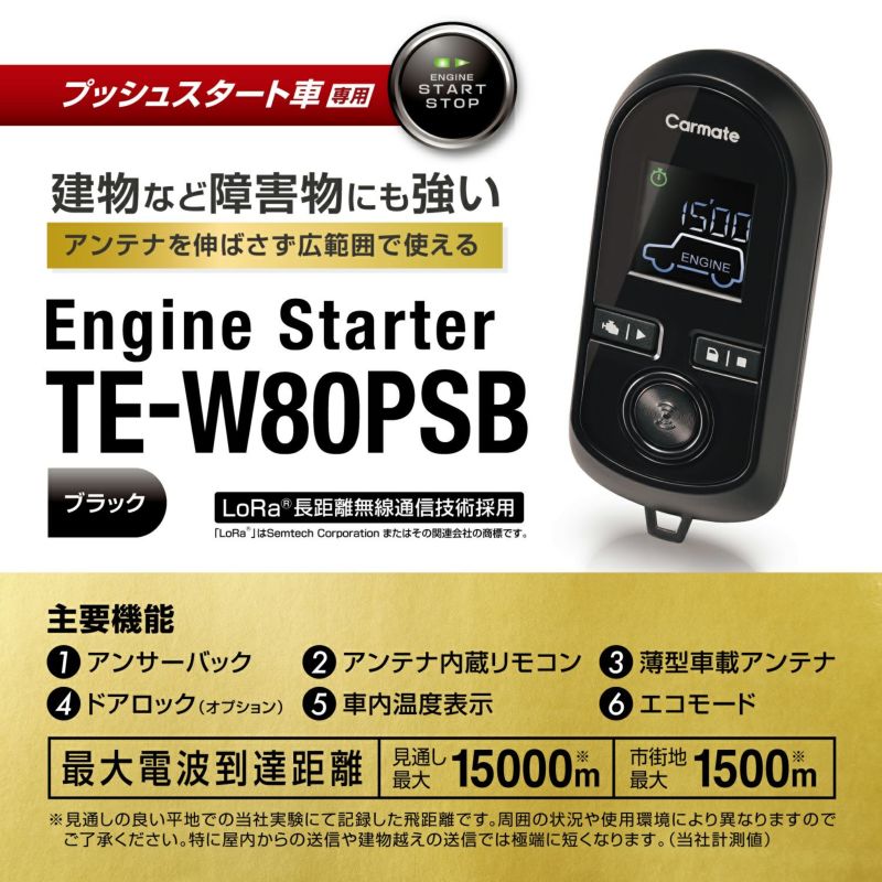 年末のプロモーション オプションパーツ カーメイト TER-W5000 CARMATE 後継 TER-W5100 エンジンスターター用スペア