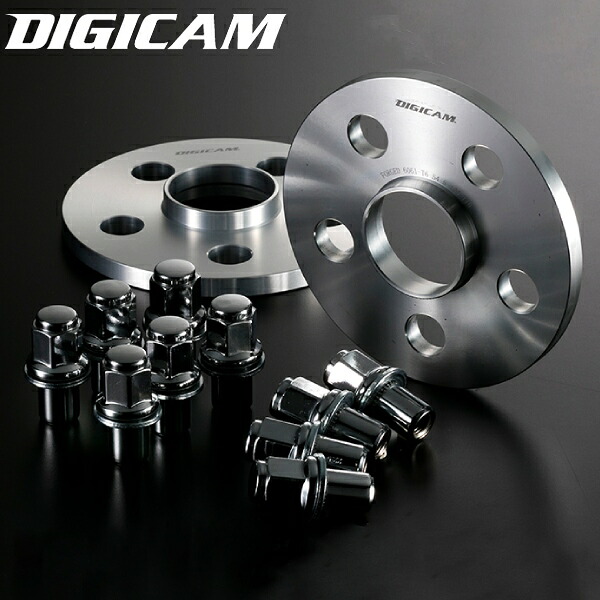 トヨタ純正ホイール専用 PCD100-5H 10mm 54-54 ワイドトレッドスペーサー&ロングナット TW1005105454LN デジキャン/ケースペック