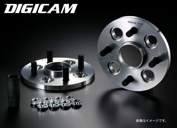 A6061-T6 PCD100 4H P1.5 54-54 10mm A6061-T6 アルミ製 ハブ付ワイドトレッドスペーサー 6HW100415105454 デジキャン/ケースペック