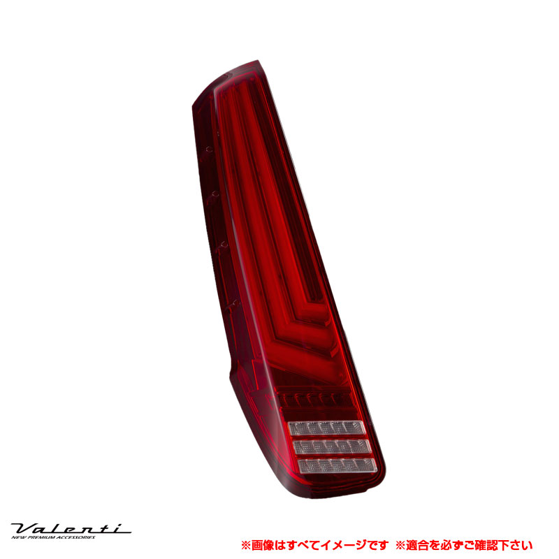 レッドレンズ/クローム OEA機能 ジュエルLEDテールランプ ULTRA トヨタ 80系ノア・ヴォクシー等 TT80NVU-HC-2 ヴァレンティ/Valenti
