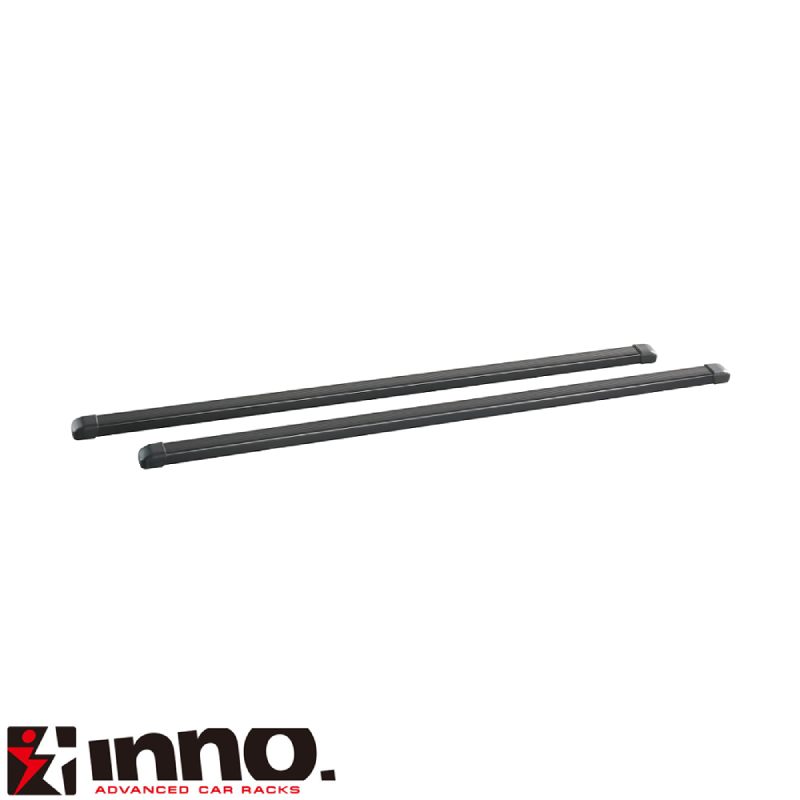 スクエアバーセット 107cm 2本入 水滴の浸入を防止 インナーキャップ付属 INB107BK INNO