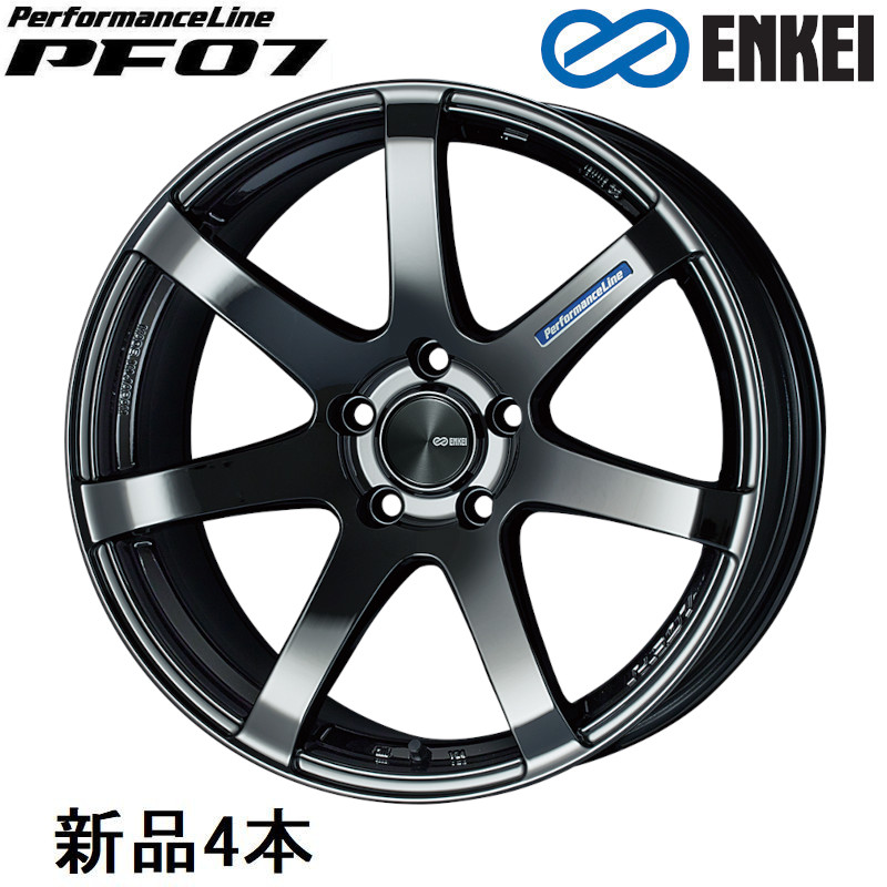 【最大でP29.5倍以上!7/21~7/24まで】18インチ 18x9J +40 PCD100 5穴 SBK ホイール 4本 エンケイ パフォーマンスライン PF07 ENKEI ※一部除外品あり|カー用品のホットロードタイヤ