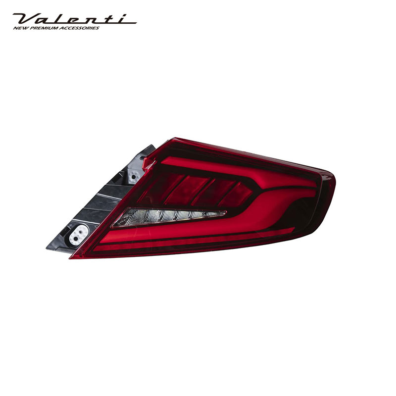 WRX S4 VBH 2021.11～ レッドレンズ/グロスブラック ジュエルLEDテールランプ ウルトラ ヴァレンティ TSWRXU-RG-2