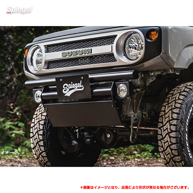 楽天市場】fusion フロントバンパー スズキ ジムニー JB64W ステンレス