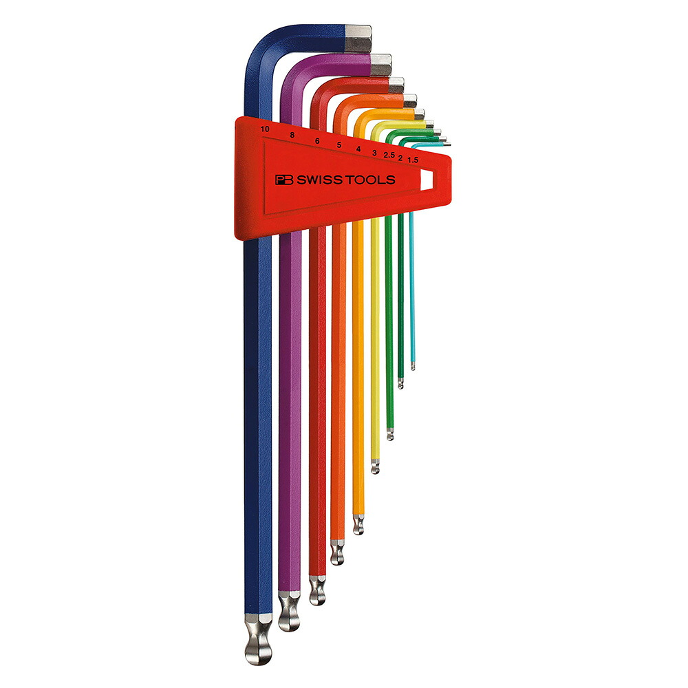 【最大でP29.5倍以上！7/21~7/24まで】ボール付レインボーレンチセット (ロング) 212LH-10RB PB SWISS TOOLS(ピービースイスツールズ) ※一部除外品あり｜カー用品のホットロードタイヤ