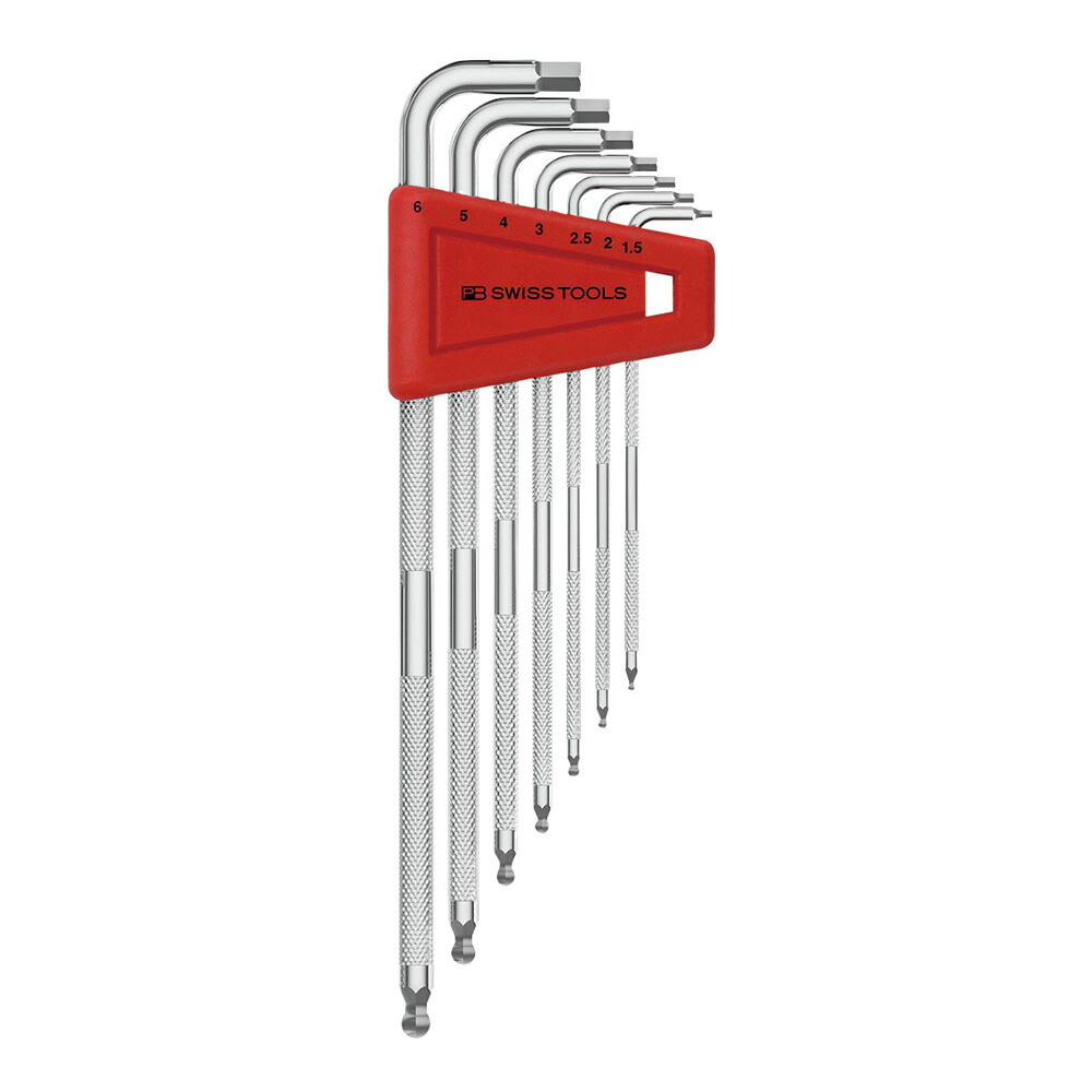ローレット入六角棒レンチセット 3212LH-6 PB SWISS TOOLS(ピービースイスツールズ)｜カー用品のホットロードタイヤ