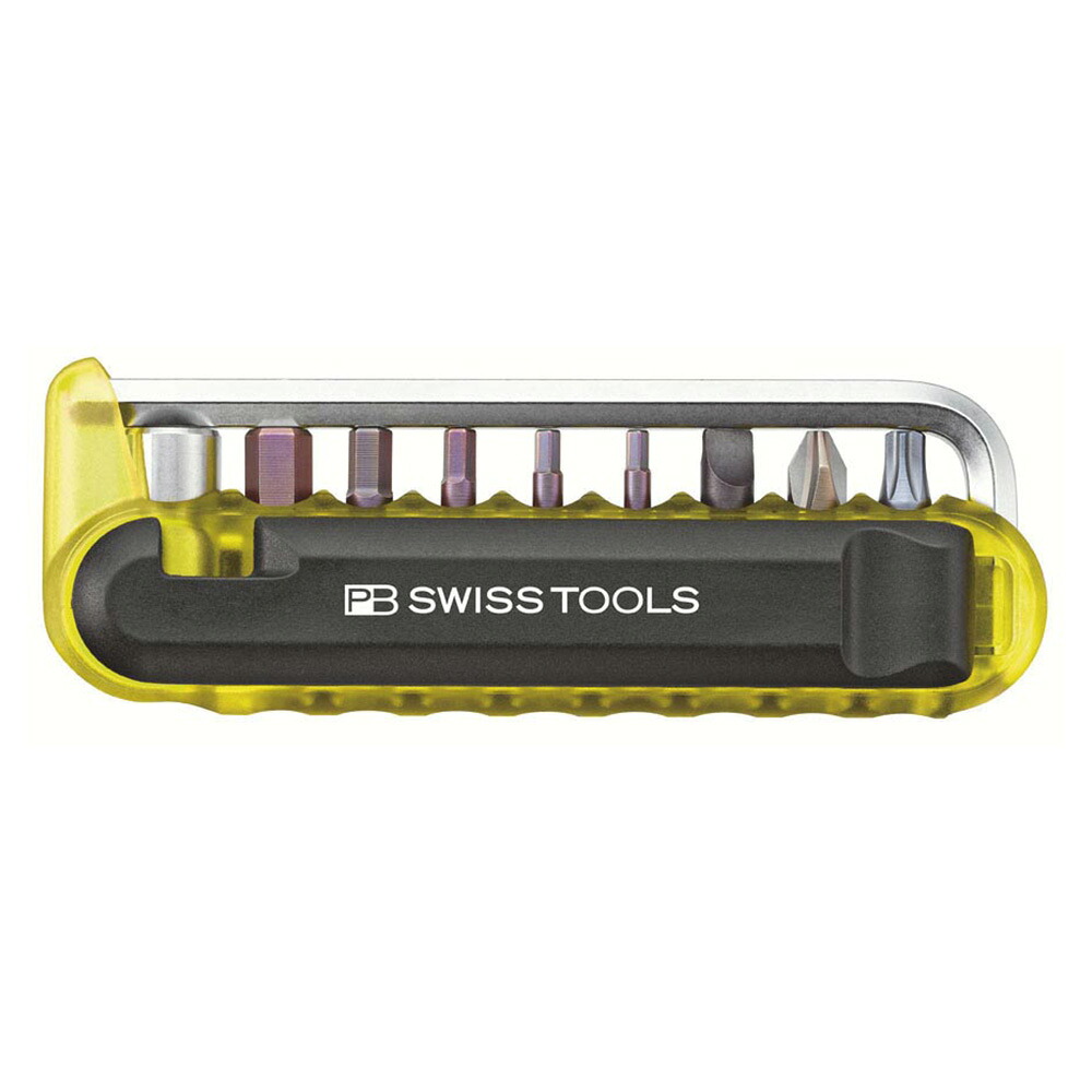 バイクツールセット (9本組) (イエロー) (パック入り) 470YELLOWCN PB SWISS TOOLS(ピービースイスツールズ)