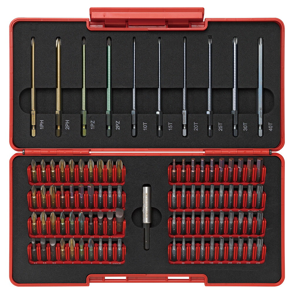 PB SWISS TOOLS(ピービースイスツールズ) ドライバービットセット (ボックス入り) C6-992