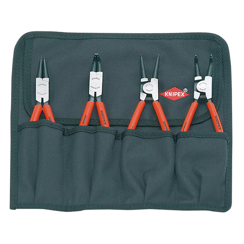 スナップリングプライヤーセット (4本組) 001956 KNIPEX(クニペックス)