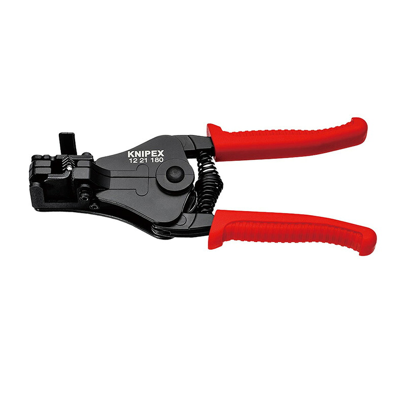 ワイヤーストリッパー (台紙付き) 1221-180 KNIPEX(クニペックス)
