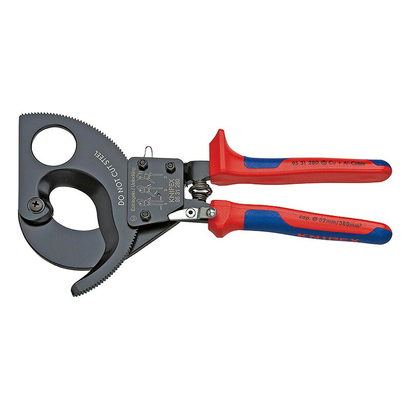 ケーブルカッター (ラチェット式) 9531-280 KNIPEX(クニペックス)｜カー用品のホットロードタイヤ