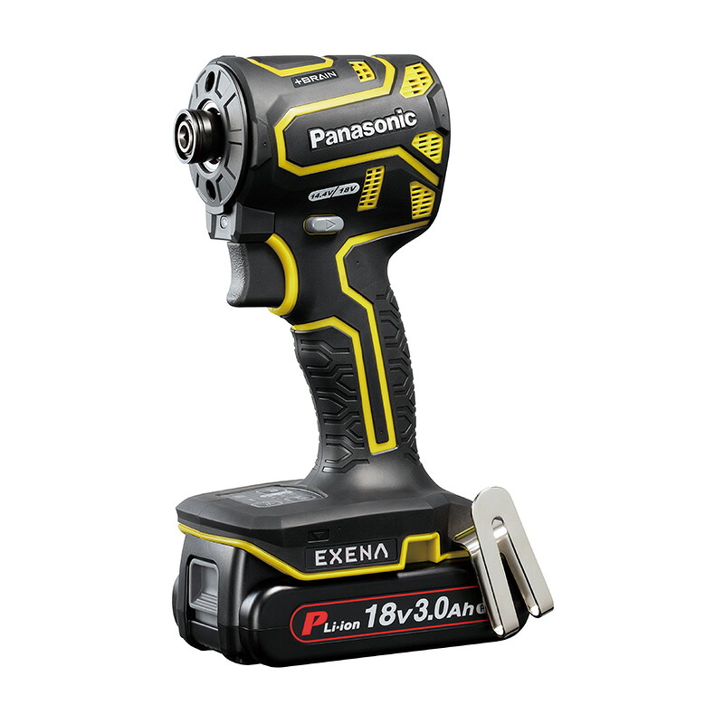 充電インパクトドライバー(黄)18V 3.0Ah電池2個・本体・充電器・ケース EZ1PD1N18D-Y Panasonic（パナソニック）