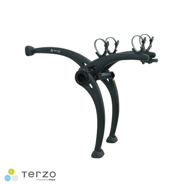 リアキャリア サイクルキャリア REAR CYCLE CARRIER-2 リアサイクルキャリア ブラック 最大2台積載可能/PIAA/Terzo:EC16BK|カー用品通販のホットロードパーツ