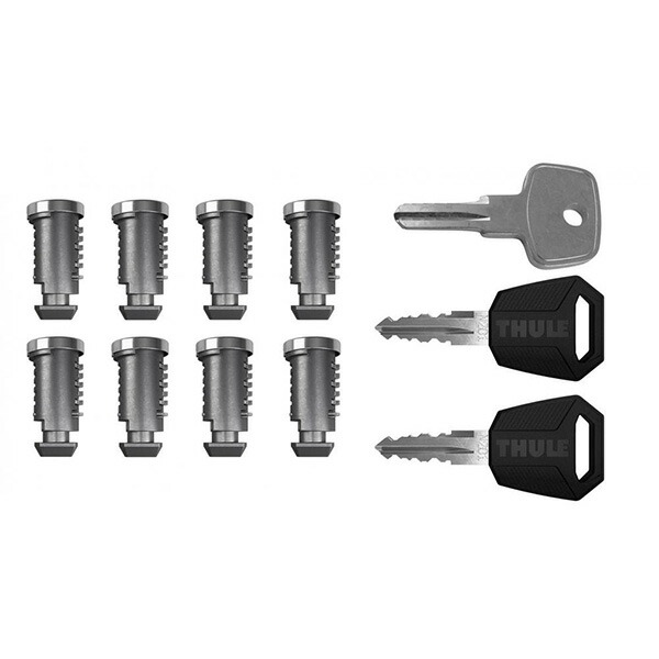ワンキーシステム キーシリンダー8個入 ベースキャリア/ルーフボックス/サイクルキャリア等1本の鍵で利用可能に THULE/スーリー TH4508