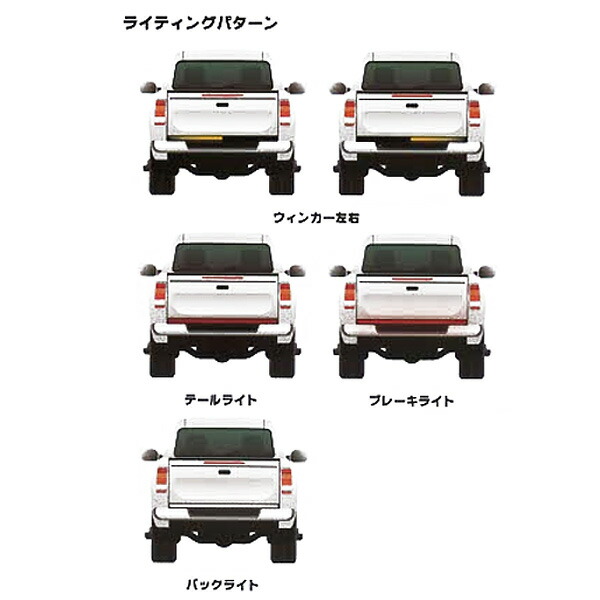 テールゲイトledテープ 1cm Dc12v車用 シーケンシャルウインカー ブレーキランプ テールランプ バックランプ対応 ブレイス Be 791 Educaps Com Br