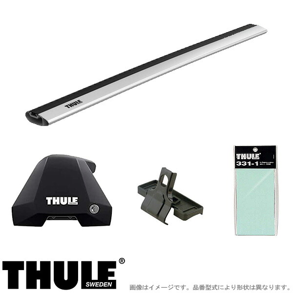 ルーフキャリア 車種別セット 日産 リーフ ZE1 H29/10～ THULE/スーリー 7205+7215/7214+5127｜カー用品通販のホットロードパーツ