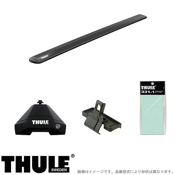 ルーフキャリア 車種別セット マツダ CX-30 DM# ルーフレール無し R1/10~ THULE/スーリー 7105+7114B+5238|カー用品通販のホットロードパーツ