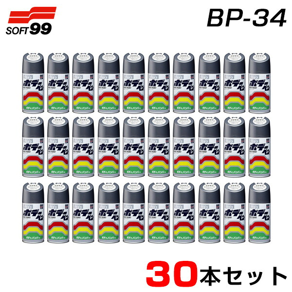 【30本セット】 ボデーペン プラサフ 300ml×30 塗料 塗装 スプレー缶 08003 ソフト99 BP-34