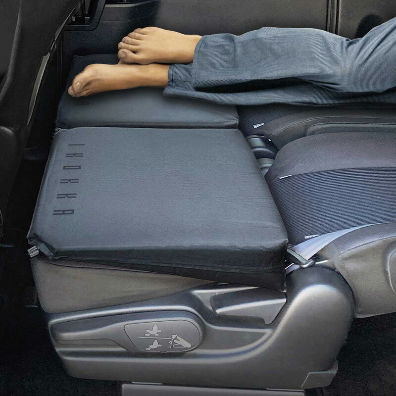 上品 1個 イコッカ 段差解消クッション 低反発マット 空気で膨らむ フルフラット 車中泊 アウトドア 防災 収納袋付 未来科学 Dkc 952 Washandlearn Us