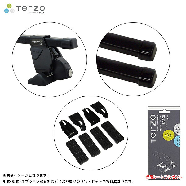 WR-V DG5 R6.3～ ベースキャリア車種別セット EF14BL + EB2 + EH475 + EA208 Terzo｜カー用品通販のホットロードパーツ