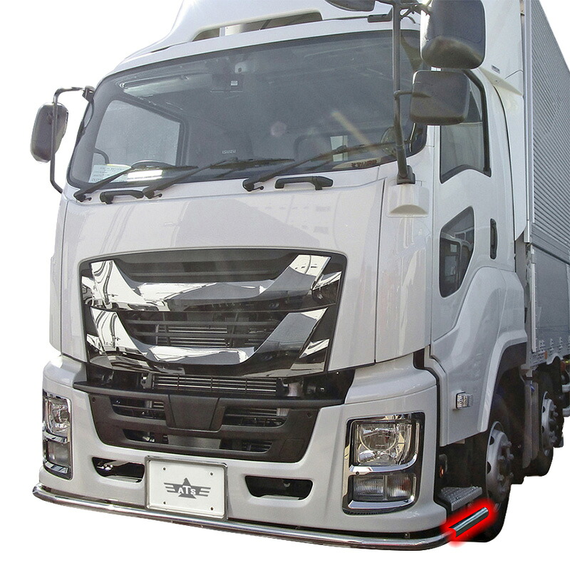 15ギガ [法人宛のみ] パイプバンパー サイド パイプスポイラー ユーロスタイル AB07I311 ATS｜カー用品通販のホットロードパーツ