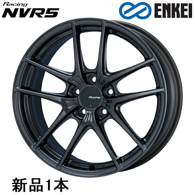 エンケイ Racing NVR5 18インチ 18x8.5J +43 PCD114.3 5穴 Graphite Metallic ホイール 1本 ENKEI |カー用品通販のホットロードパーツ