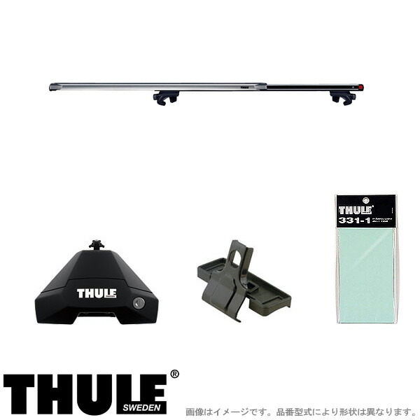 THULE/スーリー ルーフキャリア 車種別セット トヨタ ランドクルーザープラド J150W/J151W ルーフレール無し H21/9～ 7105+892+5219