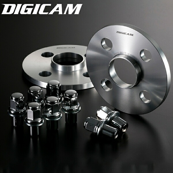 ワイドトレッドスペーサー &ロングナット トヨタ純正ホイール専用 PCD100-4H 10mm 54-54 デジキャン/ケースペック TW1004105454LN|カー用品のHot Road Second Shop