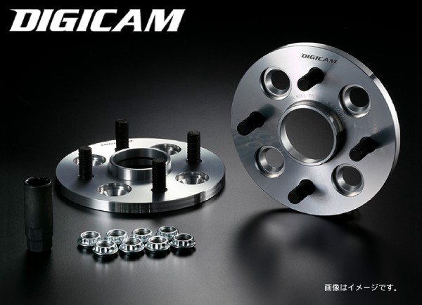 A6061-T6 アルミ製 ハブ付ワイドトレッドスペーサー A6061-T6 PCD114.3 5H P1.5 60-60 10mm デジキャン/ケースペック 6HW114515106060