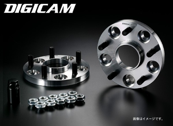 アルミ製 ハブ付ワイドトレッドスペーサー A7075-T6 PCD114.3 5H P1.5 73-60 15mm デジキャン/ケースペック 7HW114515157360