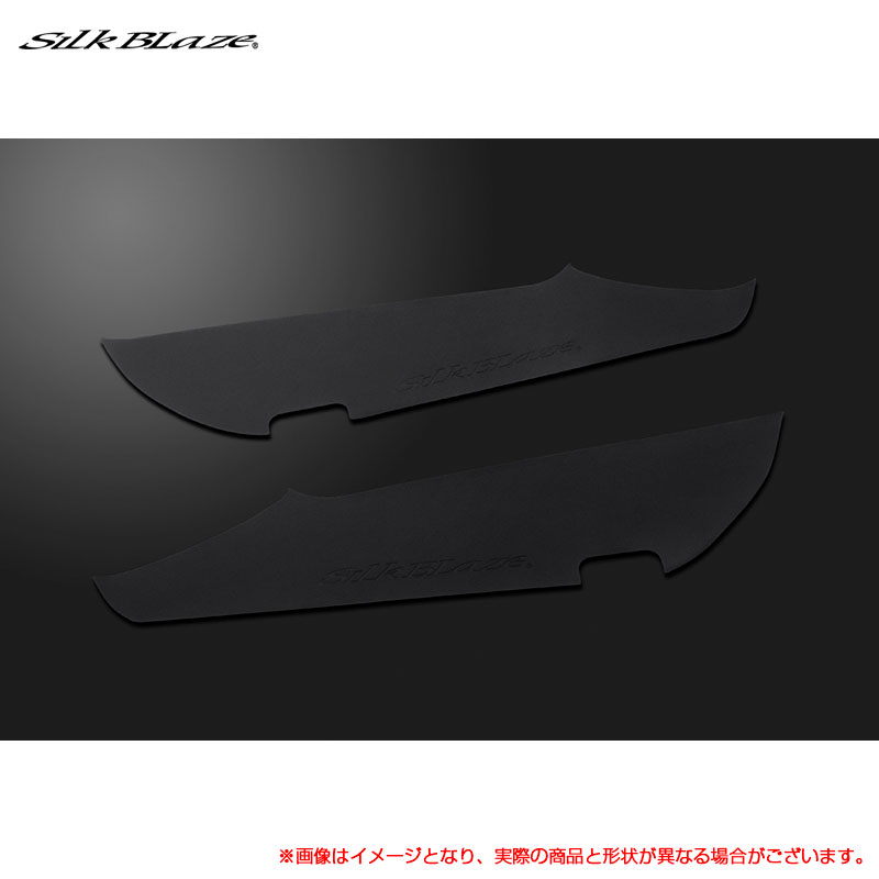 フロントドアキックガードシート ブラックレザー調 30系 アルファード/ヴェルファイア AGH3#W GGH3#W 等 SB-KGS-001 シルクブレイズ