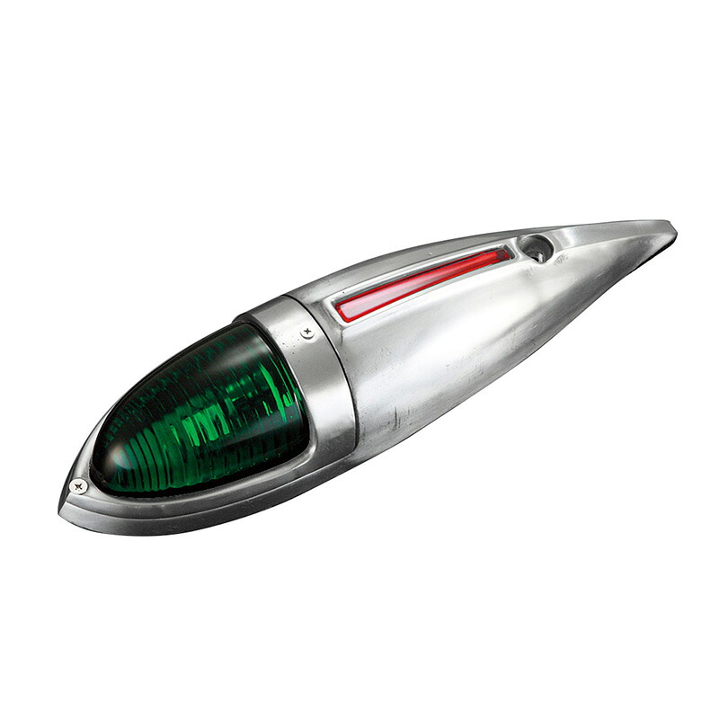 サイドランプ ATS-717 (パート2) グリーン×レッド ガラスレンズ ナマズランプ 電球なし ナマズマーカー AB025346 ATS|カー用品のHot Road Second Shop