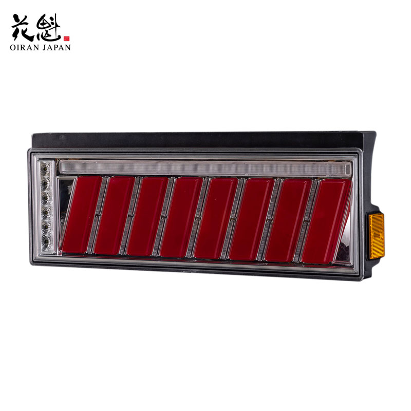 COMBO 侍L LEDテールランプ クロムレンズ/クローム/レッドバー 大型車用 24V ECE認証 SEA機能 OCSN-CCR-L2SEA 花魁|カー用品のHot Road Second Shop