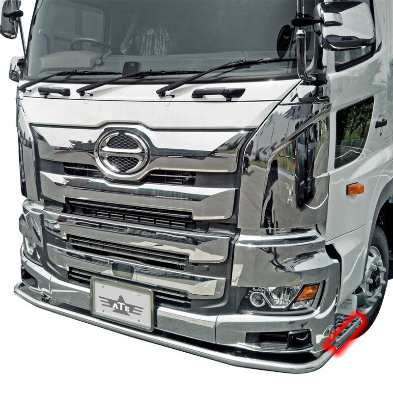 パイプバンパー サイド 17プロフィア [法人宛のみ] パイプスポイラー ユーロスタイル AB07H074 ATS｜カー用品のHot Road Second Shop