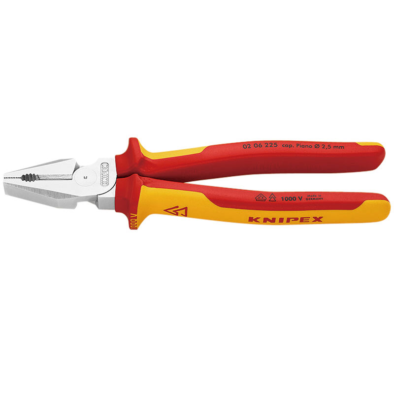 豪然たる縁切りプライヤー1000V   0206-225 KNIPEX(クニペックス)