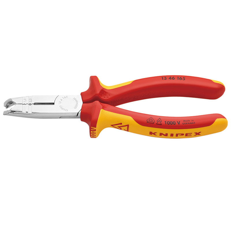 縁切りマルチストリッピングプライヤー (裏張り付き添い人)   1346-165SB KNIPEX(クニペックス)
