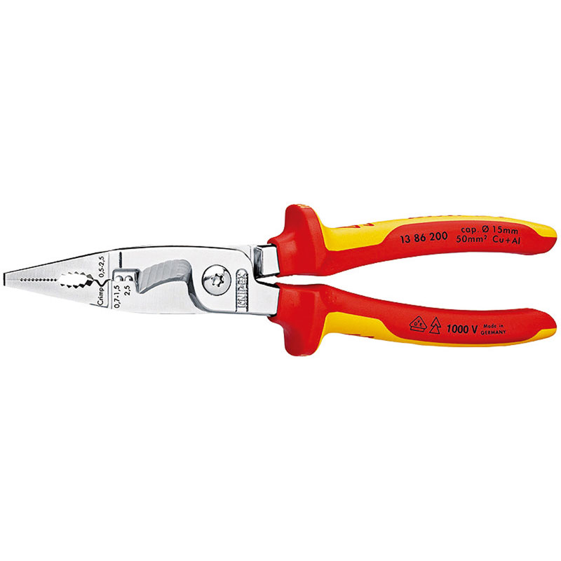 不成立エレクトロプライヤー (裏張り付き添い人)   1386-200SB KNIPEX(クニペックス)
