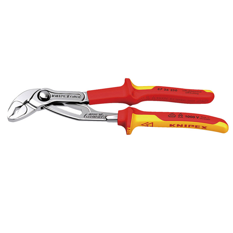 絶縁コブラウォーターポンププライヤ1000V 8726-250SB KNIPEX(クニペックス)
