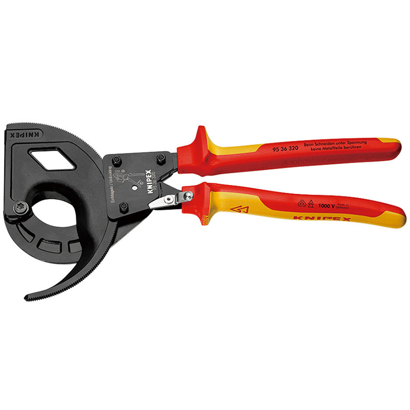 不成立ラチェットケーブルカッター   9536-320 KNIPEX(クニペックス)