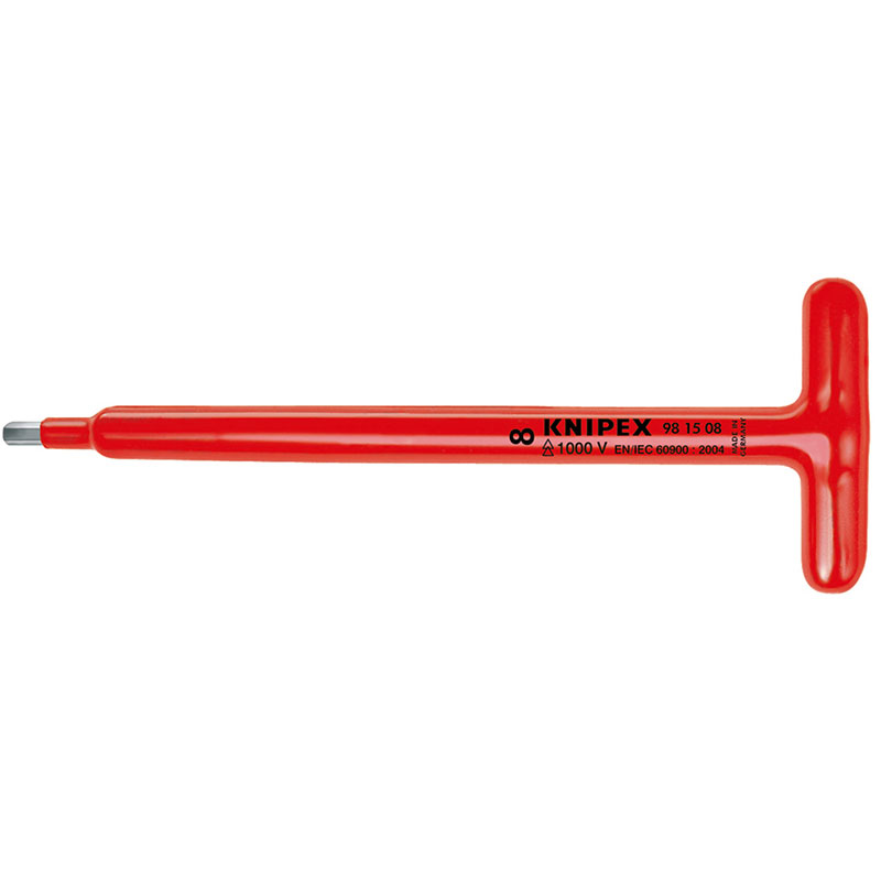 絶縁Ｔ型六角棒レンチ1000V 9815-06 KNIPEX(クニペックス)｜カー用品のHot Road Second Shop
