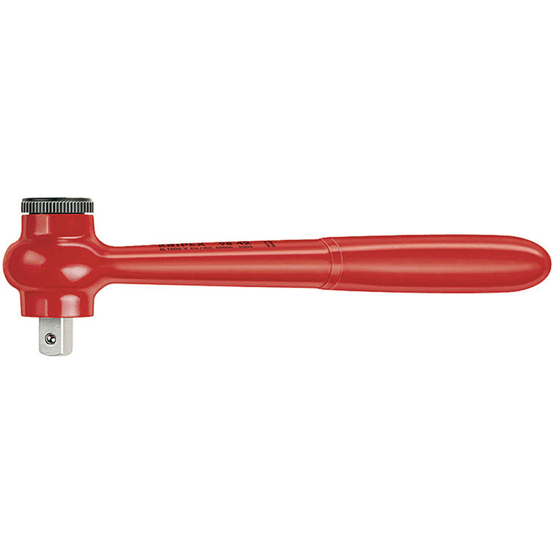 （1/2SQ）不成立ラチェットハンドル1000V   9842 KNIPEX(クニペックス)