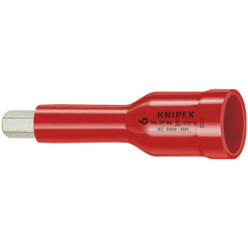 （1/2SQ）不成立ヘキサゴンソケット1000V   9849-08 KNIPEX(クニペックス) 切断工具-DIY・工具