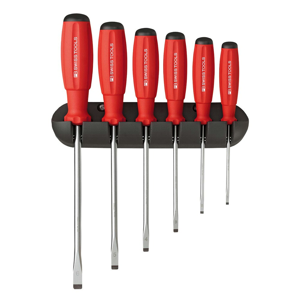 PB SWISS TOOLS(ピービースイスツールズ) スイスグリップドライバーセット （ホルダー付） 8240