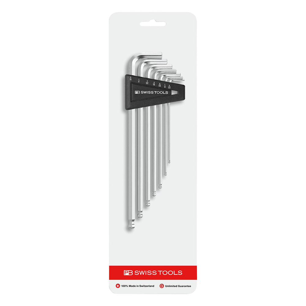 PB SWISS TOOLS(ピービースイスツールズ) ボール付ロング六角棒レンチセット (パック入り) 212ZLHCN 9,067円