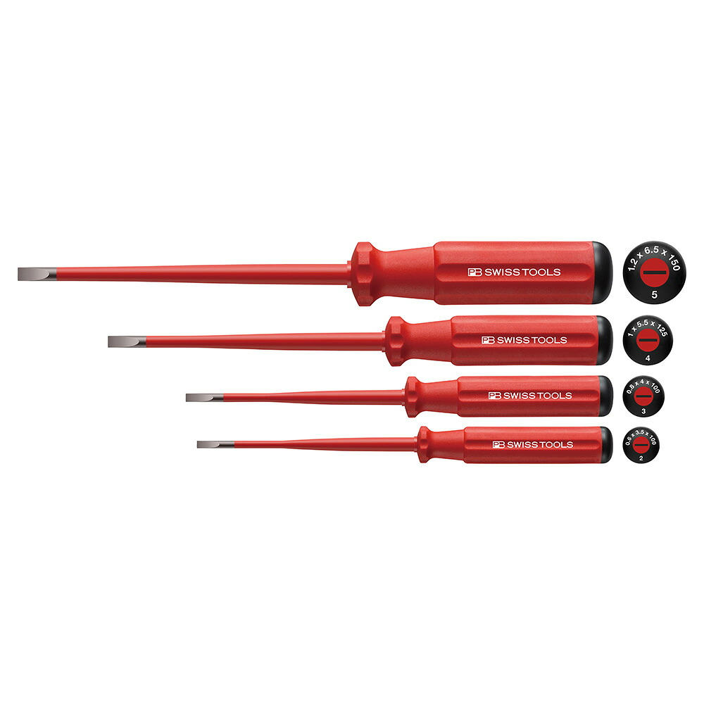PB SWISS TOOLS(ピービースイスツールズ) 絶縁ドライバーセット 5538SL